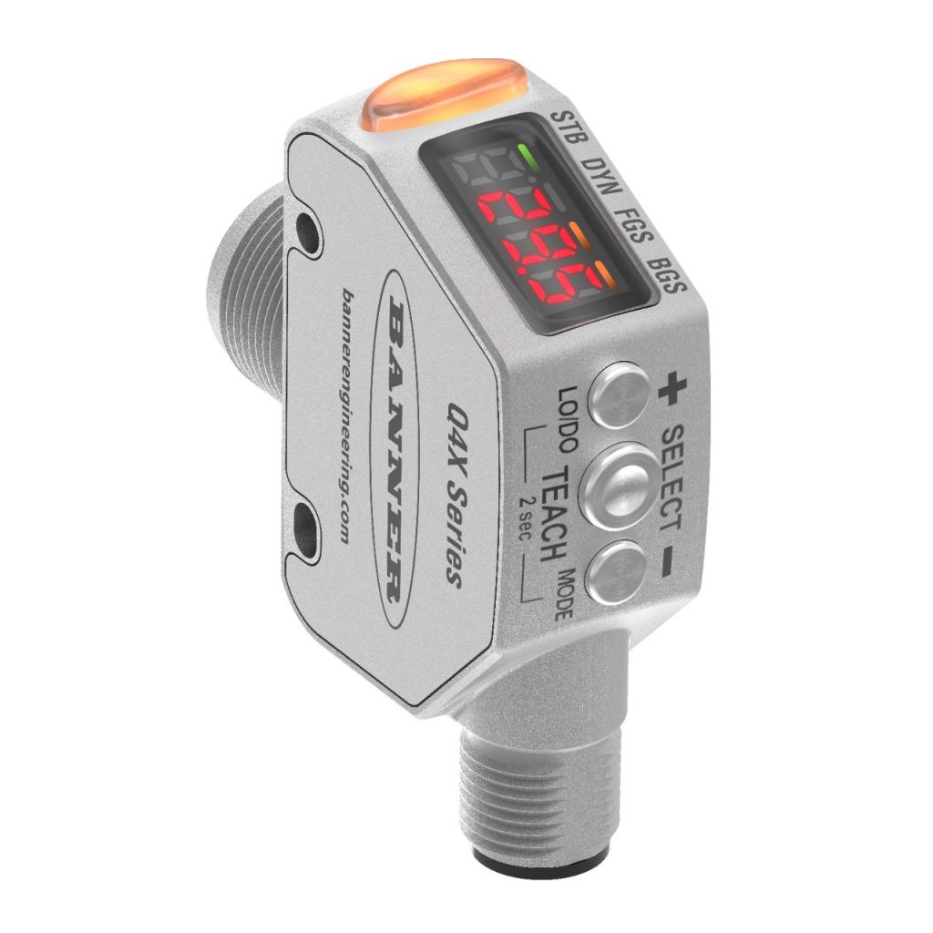 Sensor distancias laser Q4X Banner Engineering IO-link