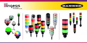 Balizas y Columnas de Señalización Banner Engineering en Ingesis automatización RFID Valencia Alicante Castellon Murcia