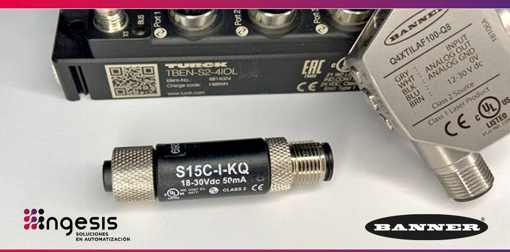 Convertidor S15C Banner Engineering IO-link Valencia