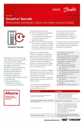 Modernización de variadores Danfoss mediante el servicio DrivePro® Retrofit.