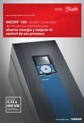 Guía de programación del variador de frecuencia VACON® 100 de Danfoss