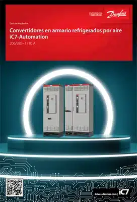 Guía de instalación de variadores de frecuencia Danfoss iC7 Automation refrigerados por aire