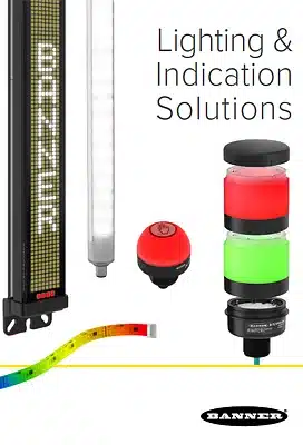 Soluciones Banner de iluminación industrial y señalización LED