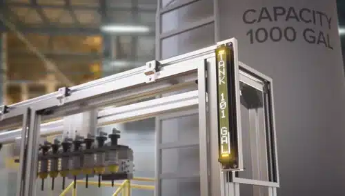 Pantalla Banner SD50 para señalización de estado en sistemas de tratamiento de agua