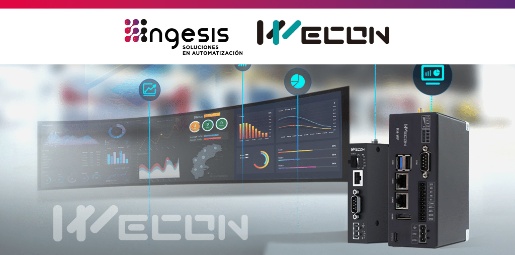 Soluciones IIoT WECON con V-BOX PLC y HMI | Ingesis