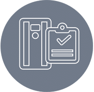 Icono de Danfoss DrivePro® Preventive Maintenance para el mantenimiento preventivo de variadores de frecuencia.