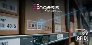 Tecnología RFID para automatizar entradas y salidas de mercancías en almacén industrial