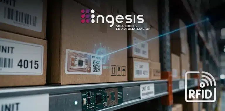 Tecnología RFID para automatizar entradas y salidas de mercancías en almacén industrial
