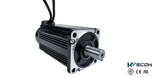 Servo motor WECON 80 Series para control de movimiento en automatización industrial.