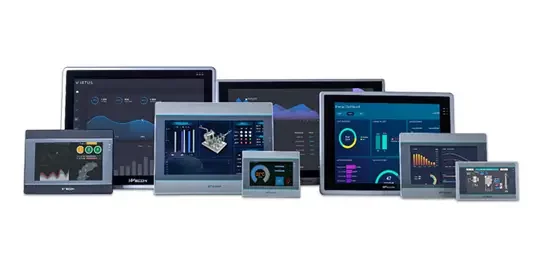 HMI WECON interfaz táctil industrial para operación y monitorización