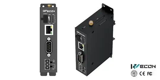 V-BOX WECON Serie RE con 4G y monitorización de datos para acceso remoto en planta